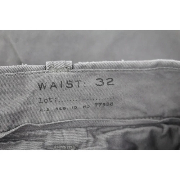 Mens J.CREW gray shorts size 32 - Picture 4 of 4